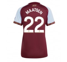 Aston Villa Ian Maatsen #22 Koszulka Podstawowa damskie 2025-26 Krótki Rękaw